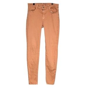 J. Brand Skinny Jeans Colored Denim Tiger's Eye 31 Mid Rise Casual Boho Chic